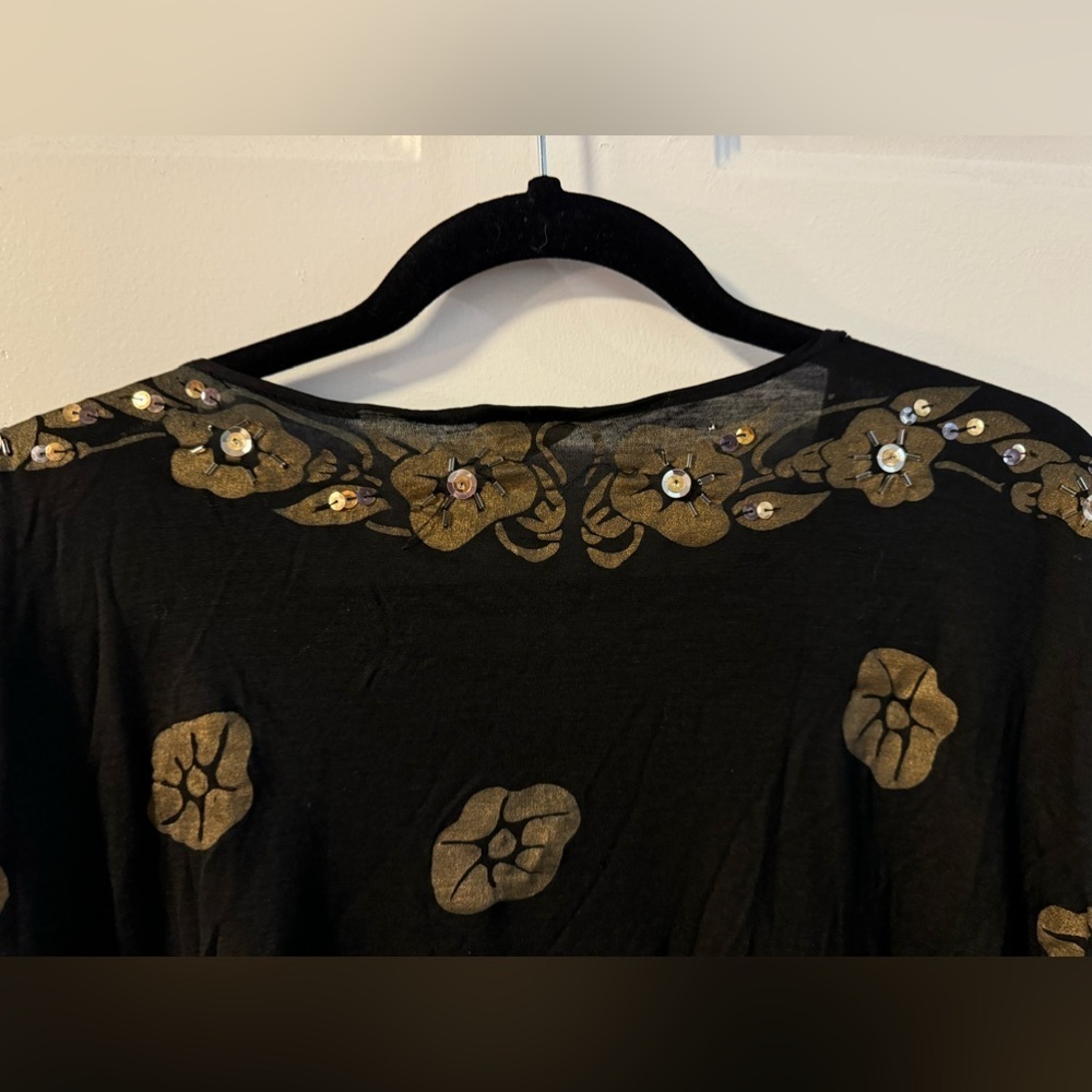 Y2K Embellished Beaded Butterfly Sparkle Floral Fairy Whimsicalgoth Vintage Boho - Picture 10 of 15
